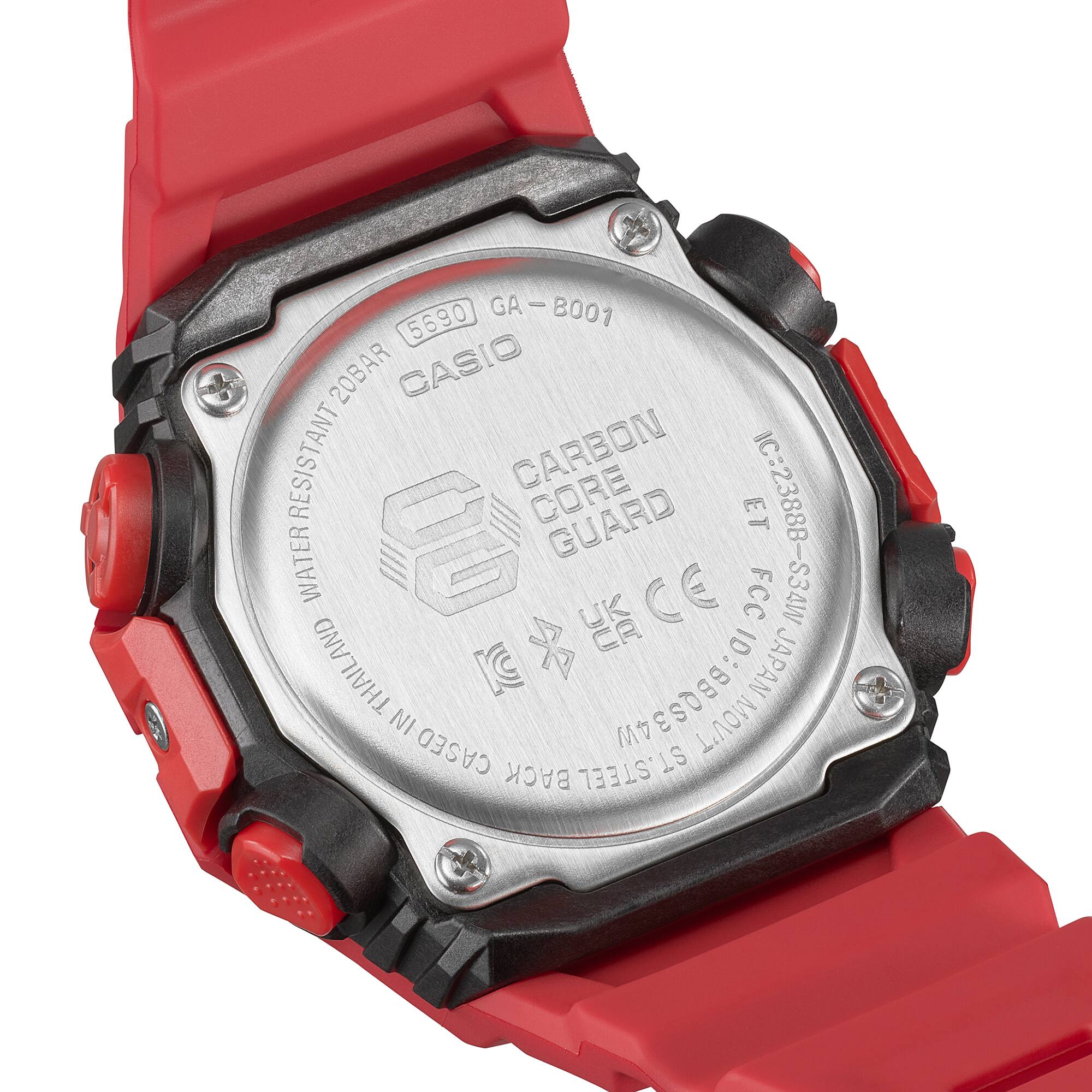 GAB001-4A | G-SHOCK ANALOG-DIGITAL Red | CASIO
