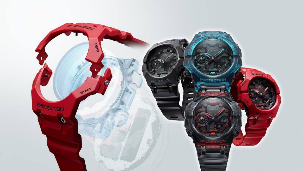 GAB001G-1A | G-SHOCK ANALOG-DIGITAL Transparent color | CASIO