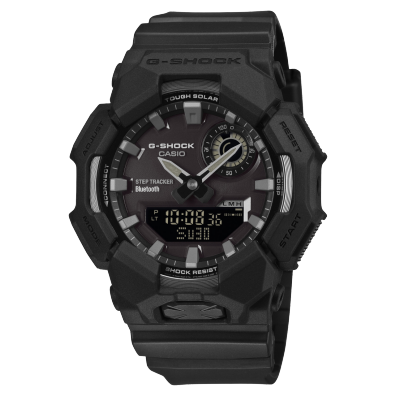 GAS100B-1A | Black Analog-Digital Men's Tough Solar Watch - G