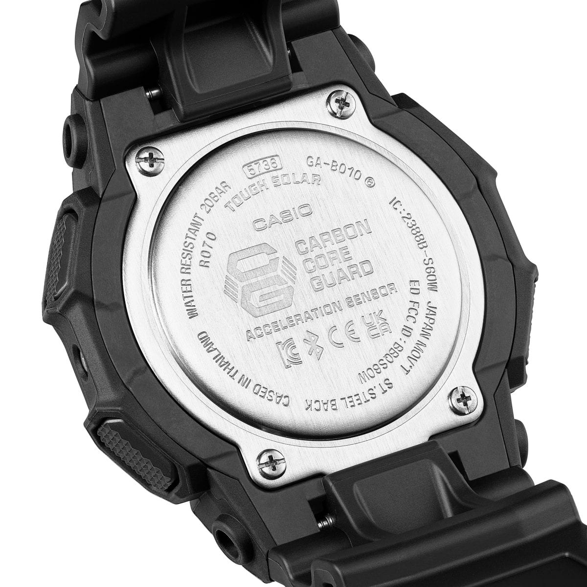 GAB010BEG-1A | G-SHOCK ANALOG-DIGITAL Black | CASIO
