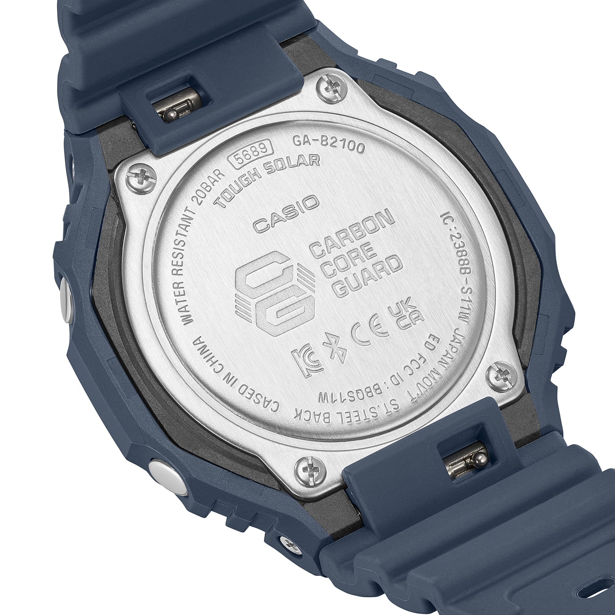 GAB2100-2A | Navy Blue Analog-Digital Men's Watch - G-SHOCK | CASIO