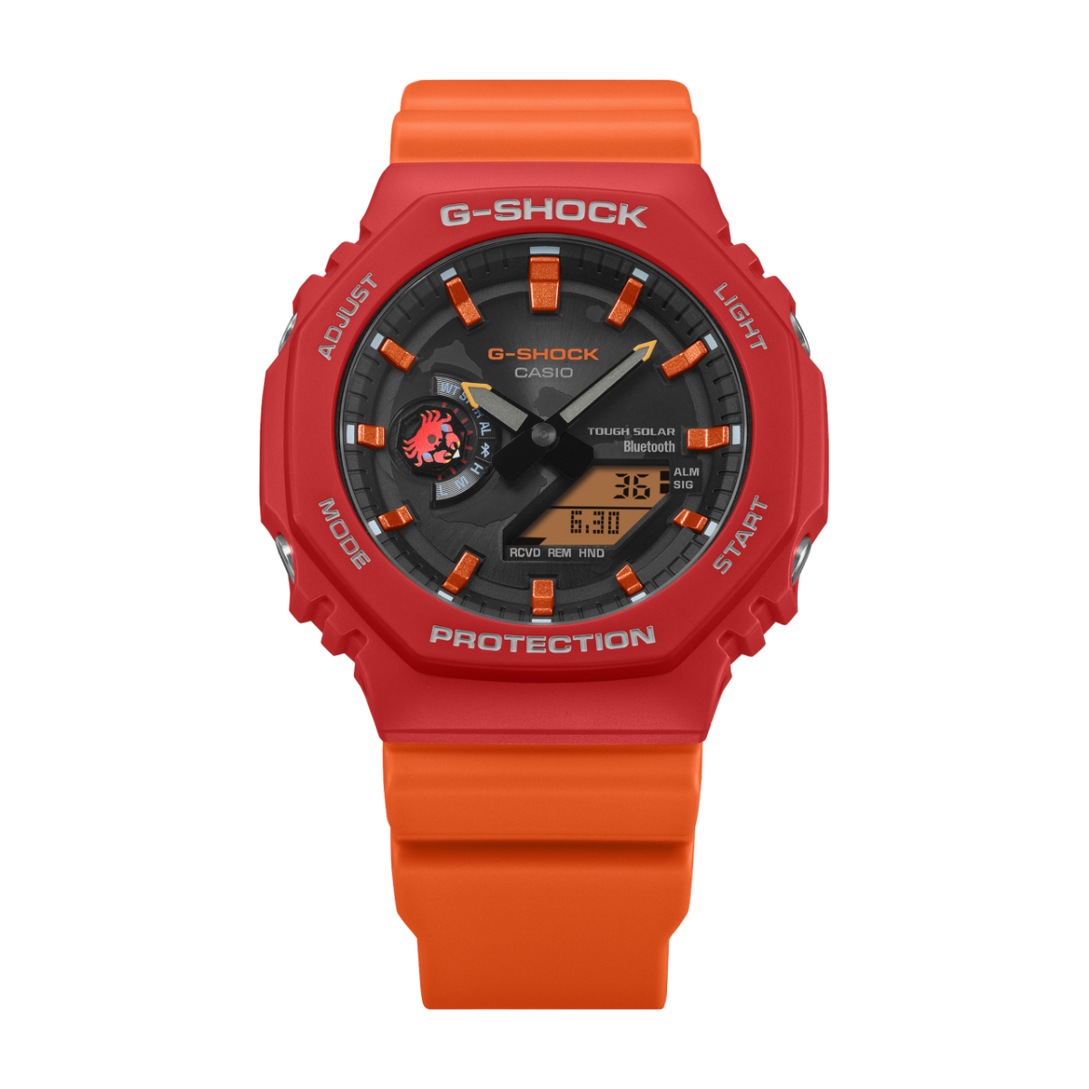 GAB2100DF-4A | G-SHOCK ANALOG-DIGITAL Orange | CASIO