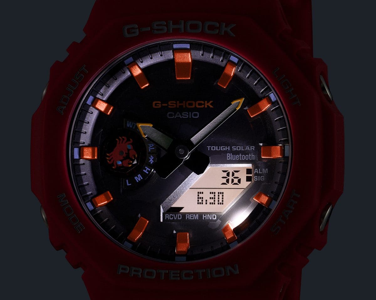 GAB2100DF-4A | G-SHOCK ANALOG-DIGITAL Orange | CASIO