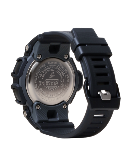 Black G-SHOCK GBA900CB-1A sport watch with step counter back view
