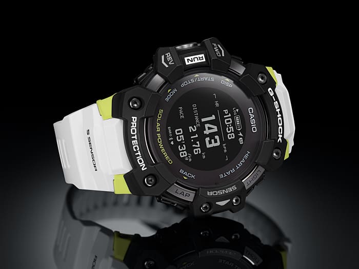 GBDH1000-1A7 | Digital Black and White Heart-Rate Men's Watch G