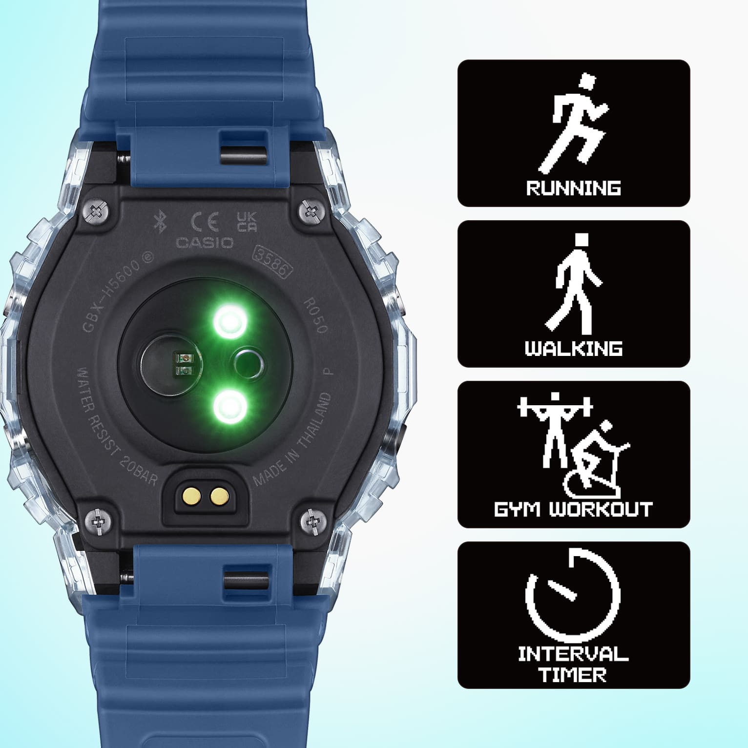 GBXH5600-1 | G-SHOCK G-LIDE Transparent color | CASIO