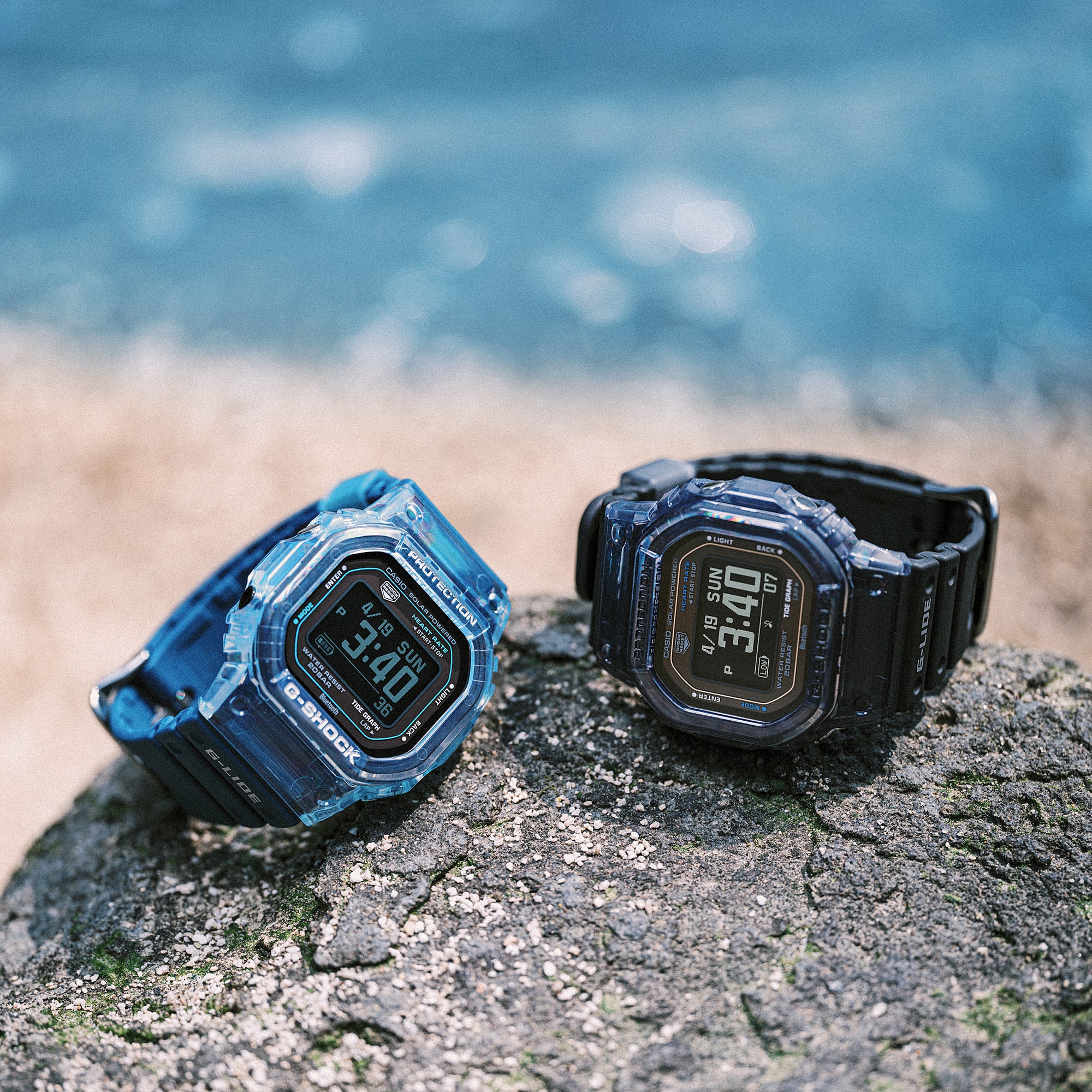 GBXH5600-1 | G-SHOCK G-LIDE Transparent color | CASIO