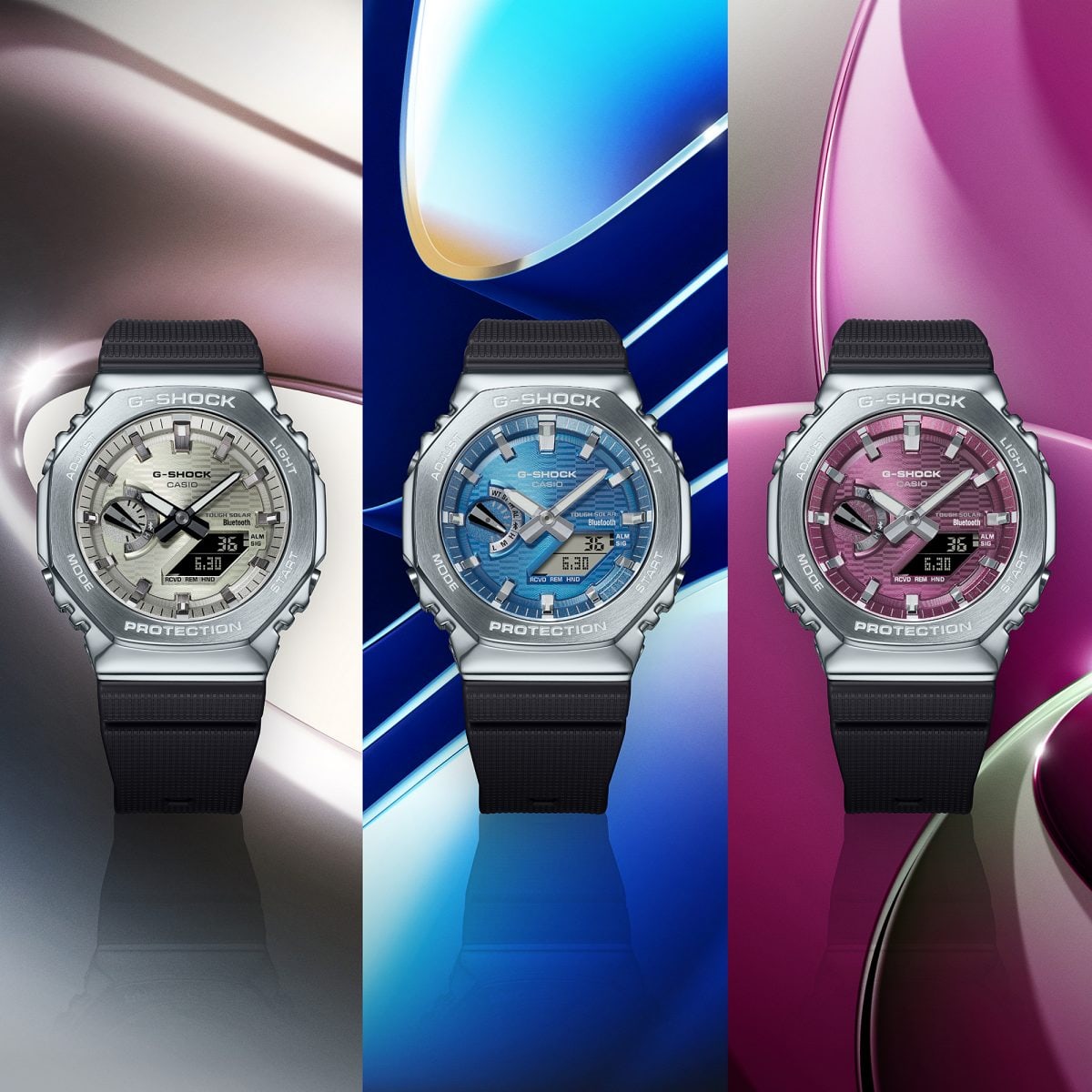 GBM2100A-2B | G-SHOCK G-STEEL Silver | CASIO