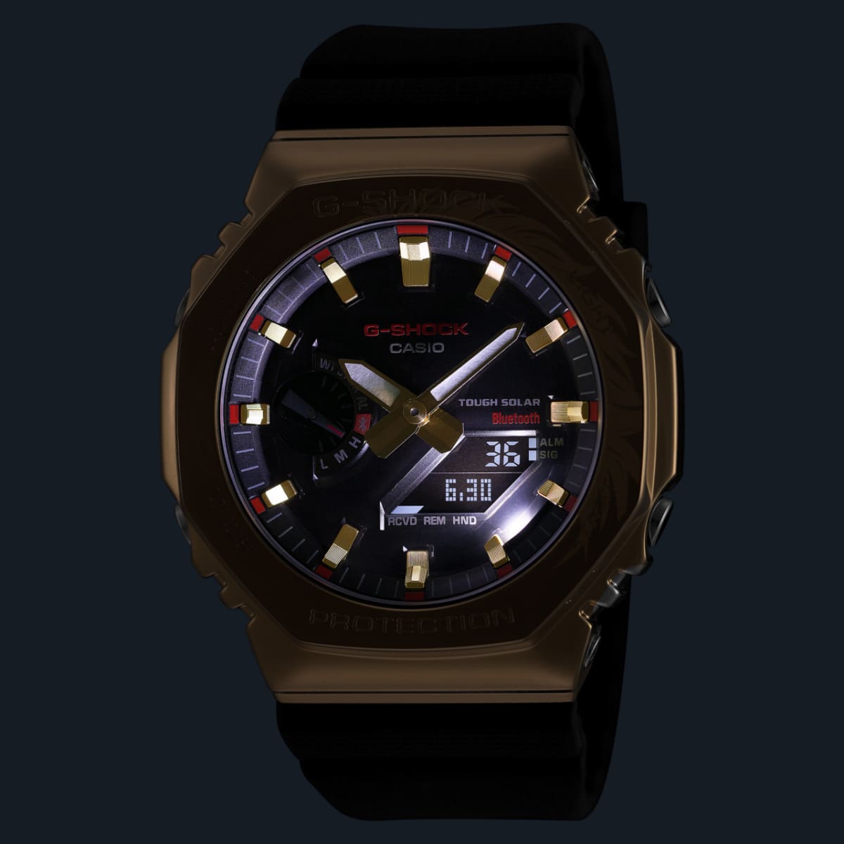 GBM2100CX-9A | G-SHOCK G-STEEL Gold | CASIO
