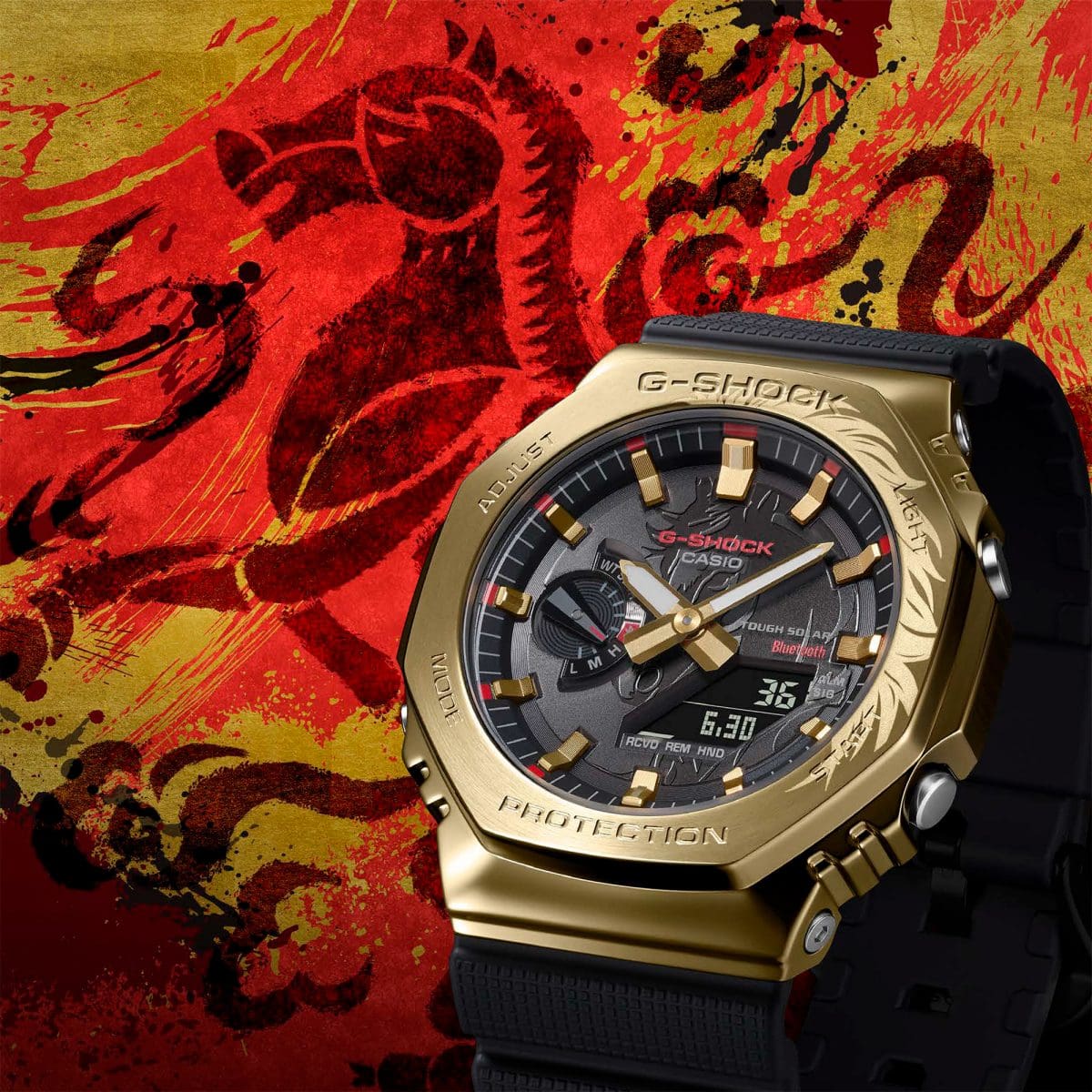 GBM2100CX-9A | G-SHOCK G-STEEL Gold | CASIO