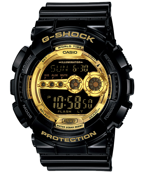GD100GB-1 | G-SHOCK DIGITAL Black | CASIO