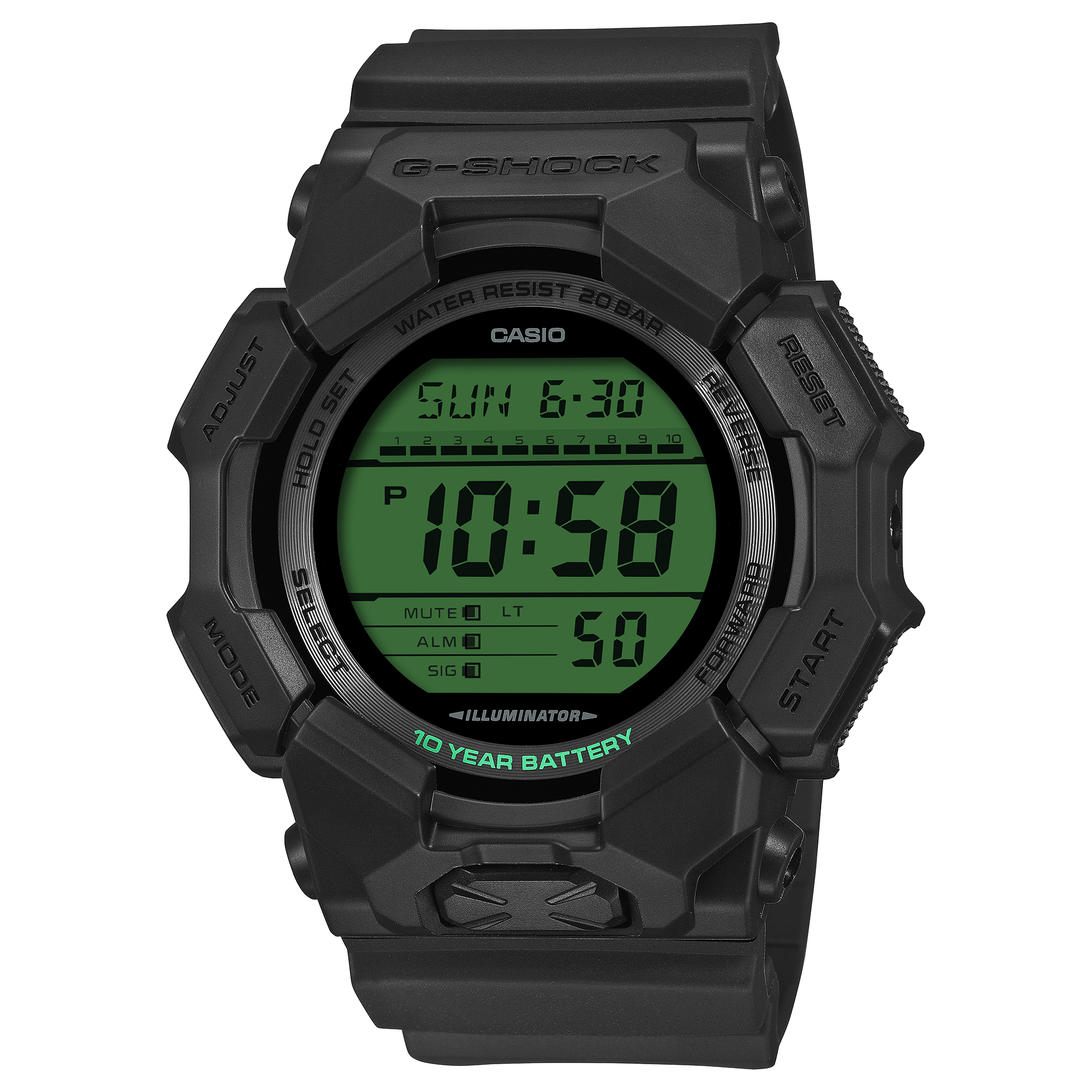 CASIO デジタル腕時計 緑/黄 G-B001 G-B001RG-3 | G-SHOCK DIGITAL DW-001 SERIES | CASIO MIDDLE EAST