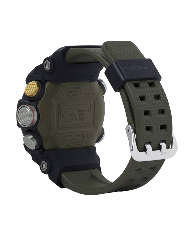 Casio G-Shock bianco e nero serie analogico digitale GA-100BW-1A orologio uomo