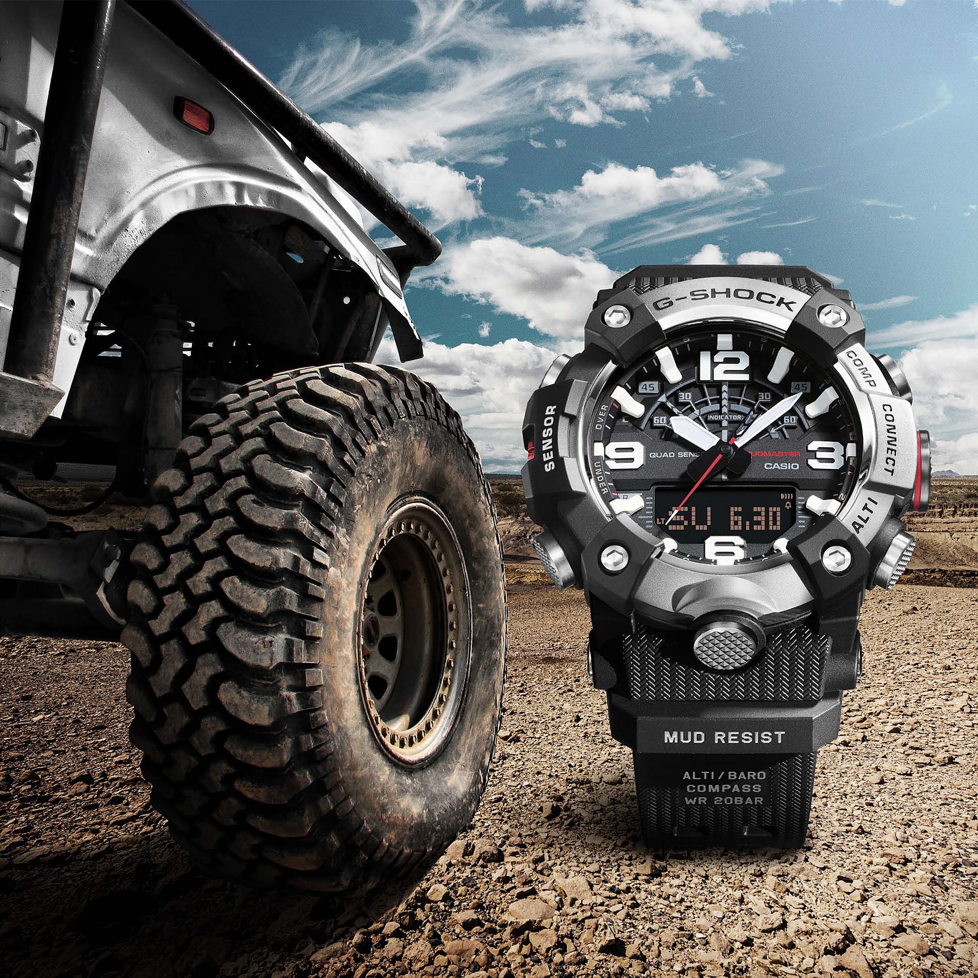 GGB100XM-1A | G-SHOCK MASTER OF G - LAND Black | CASIO