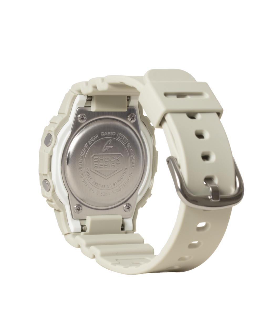 Casio G-Shock G-LIDE GLX-S5600-7BJF – Orologio Da Surf Compatto, Bianco, Impermeabile 20 ATM, Con Grafico Maree E Fase Lunare