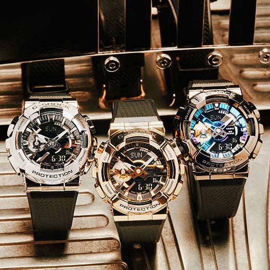 GM110G-1A9 | Analog-Digital Black and Gold Men's Watch G-SHOCK | CASIO