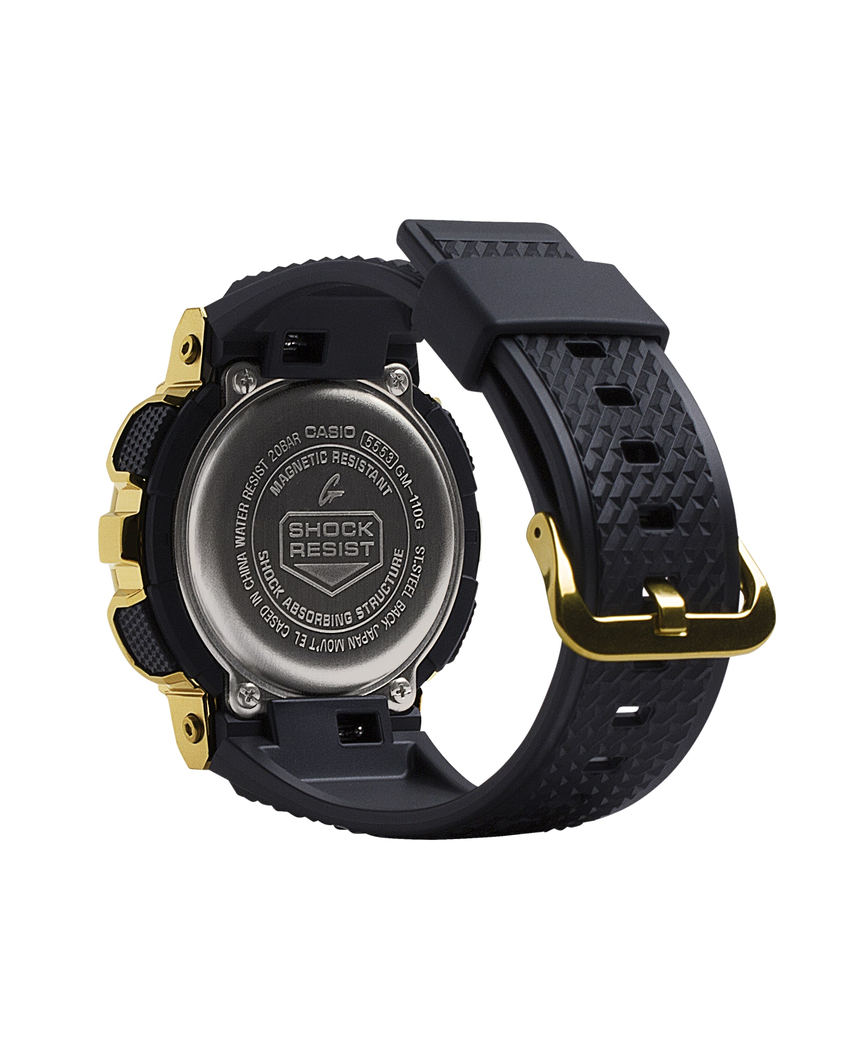 GM110G-1A9 | Analog-Digital Black and Gold Men's Watch G-SHOCK | CASIO