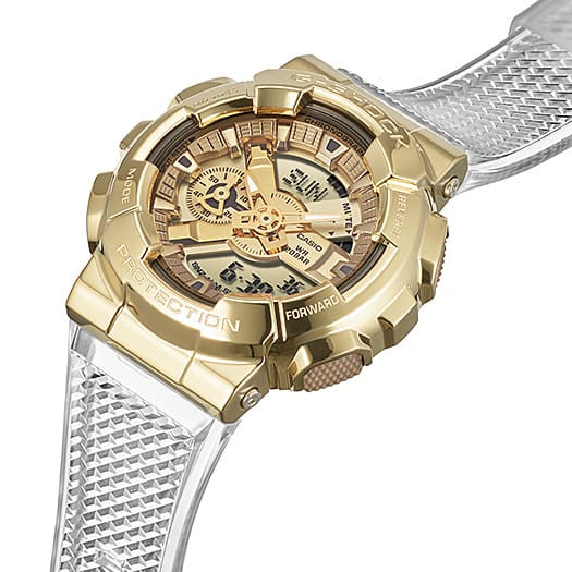 【極美品】CASIO　G-SHOCK　GM-110SG メタルカバードシリーズ GM110SG-9A | Gold Analog-digital Women's Fashionable Metal Watch