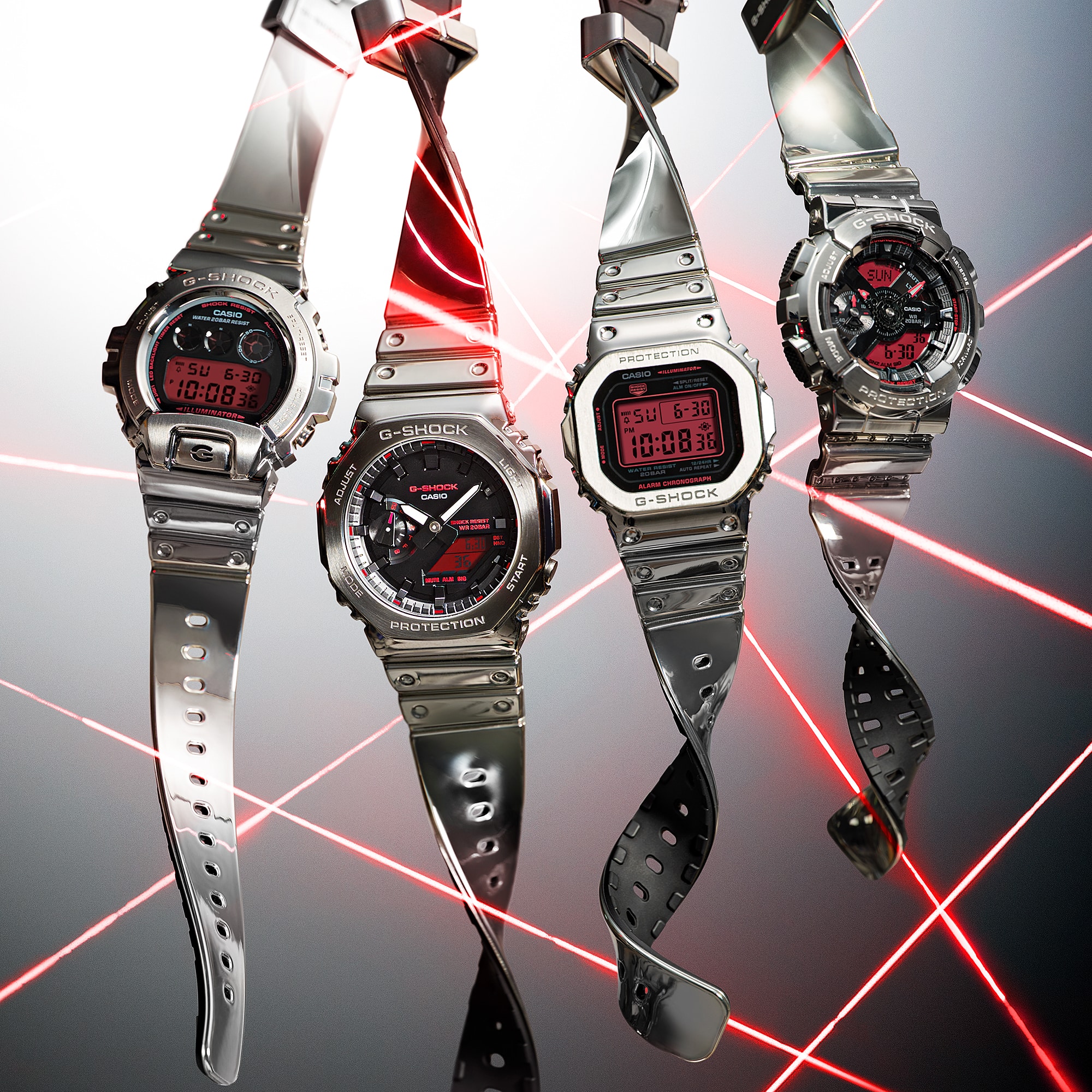 GM110YRA-8A | G-SHOCK ANALOG-DIGITAL Silver | CASIO