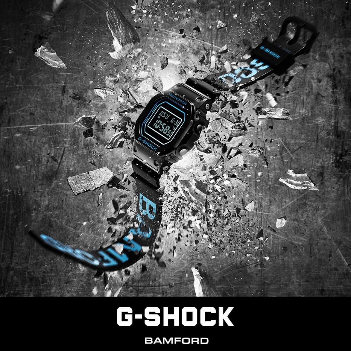 新品 CASIO G-SHOCK BAMFORD GM-5600BWD-1JR GM5600BWD-1 | G-SHOCK DIGITAL Black | CASIO