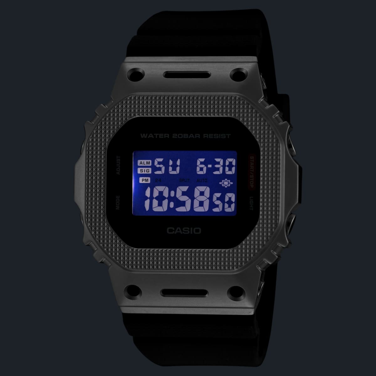 CASIO　腕時計 G-SHOCK　GM-5600M-1JF GM5600M-1 | G-SHOCK G-STEEL Silver | CASIO
