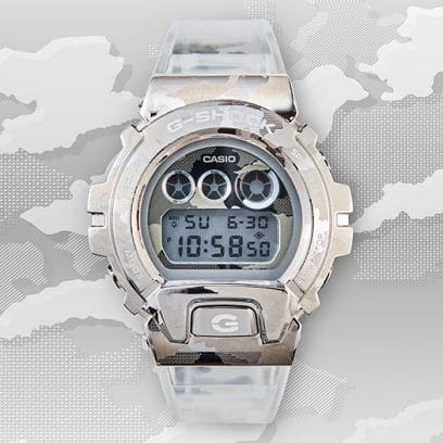 GM6900SCM-1 | Silver Metal Covered Watch - G-SHOCK | CASIO