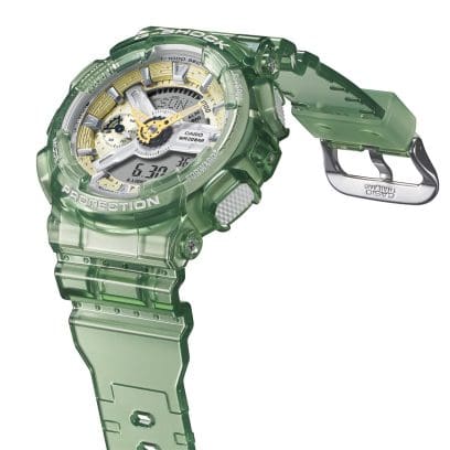 GMAS110GS-3A | Transparent Green Analog-digital Women's Watch - G