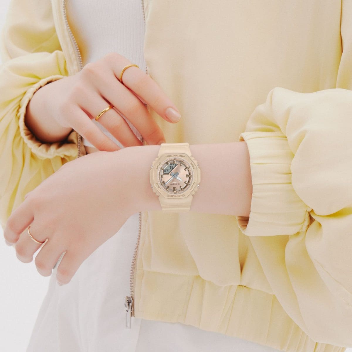 カシオG-SHOCK 腕時計 GMA-P2100ST-9AJF GMAP2100ST9A | Tan G-SHOCK Watch | Casio G-SHOCK Women's Watch