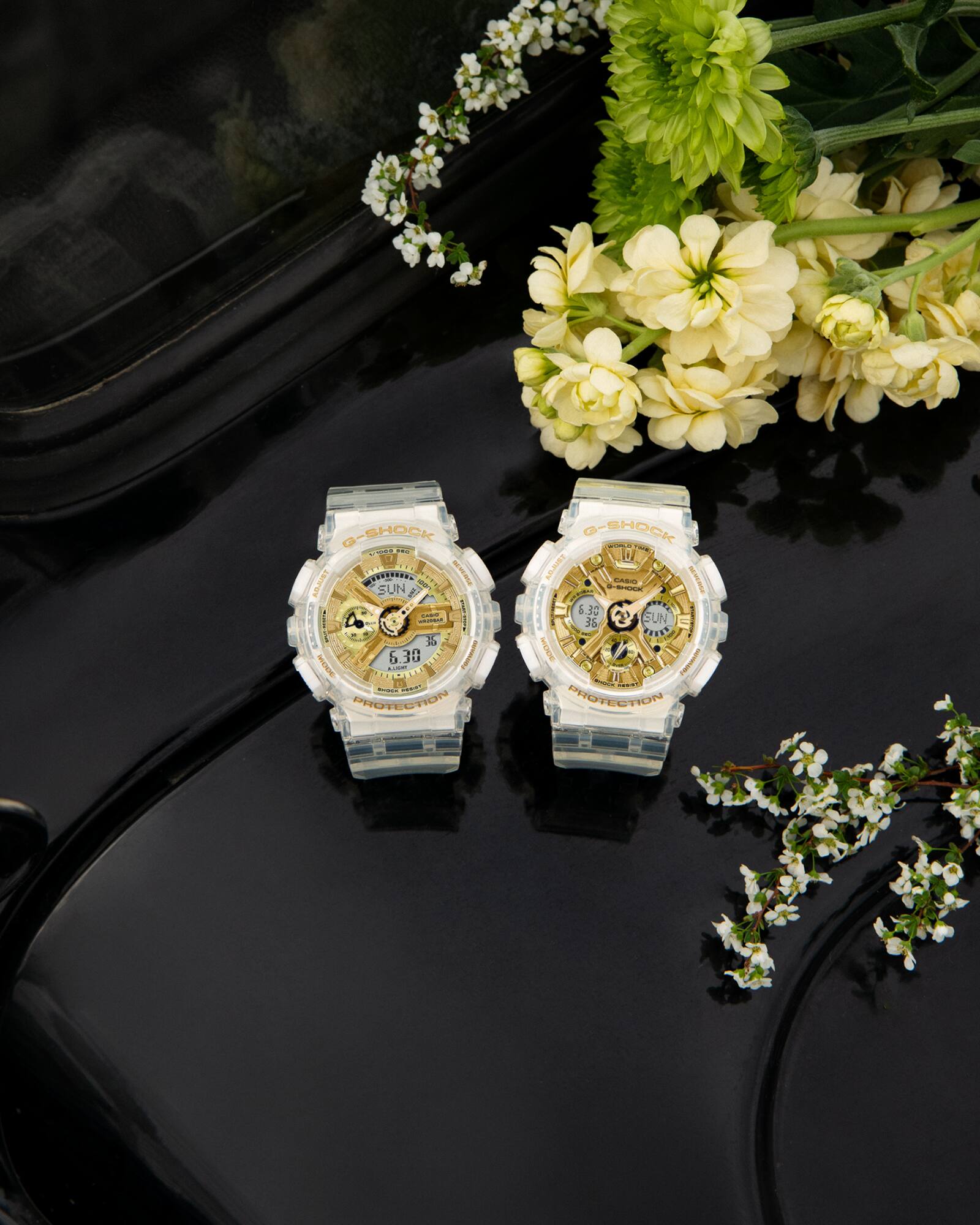 【黄金の透明クリアスケルトン】GMA-S120SG-7A G-SHOCK GMAS120SG-7A | G-SHOCK ANALOG-DIGITAL Transparent color | CASIO