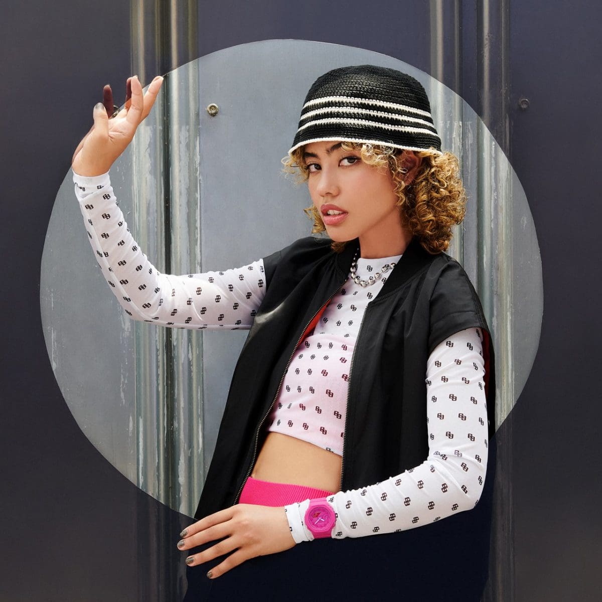 GMAS2100P-4A | G-SHOCK GMA-S2100P-4A: Hot Pink Statement Watch