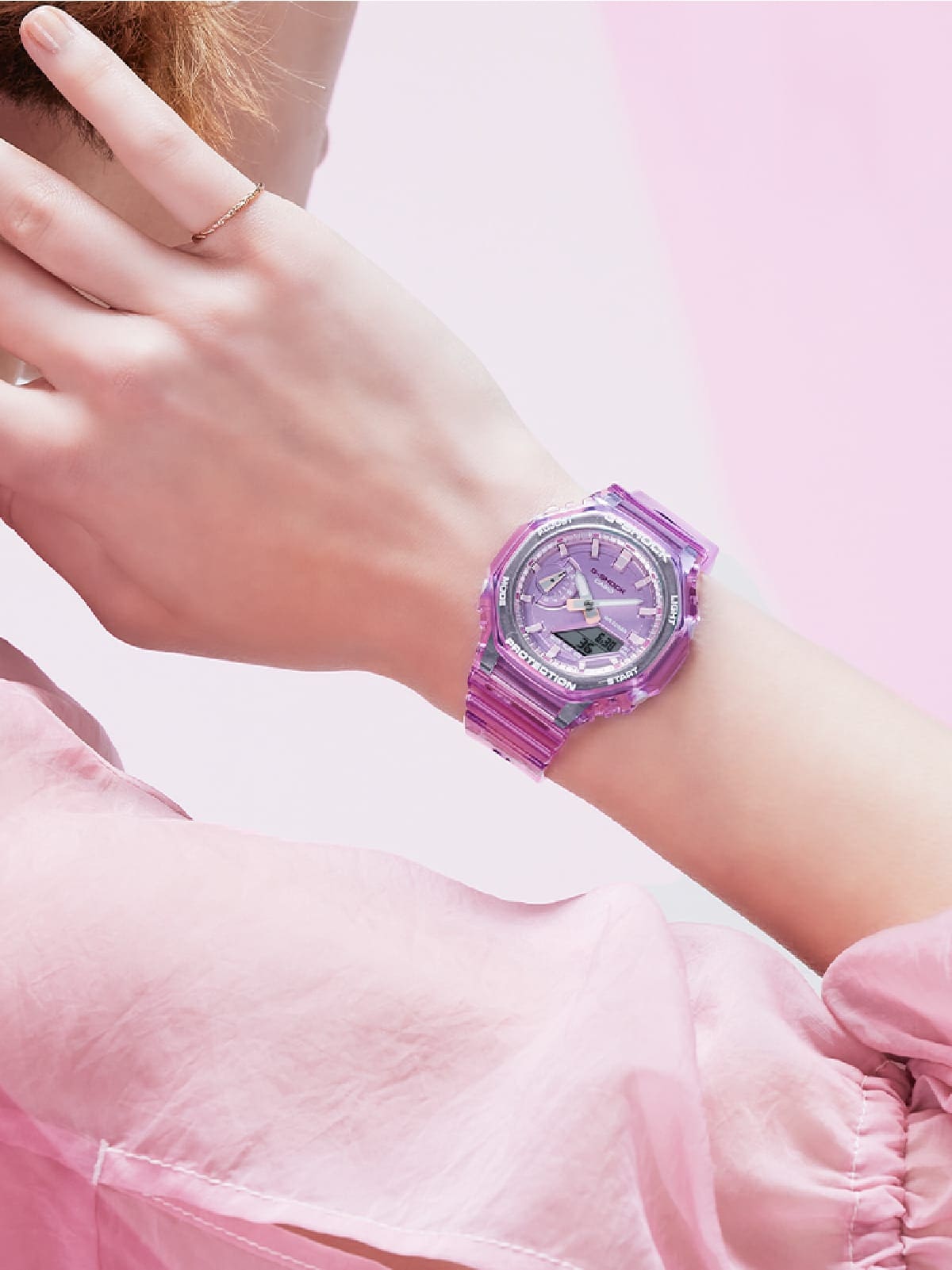 G-SHOCK 腕時計 GMA-S2100SK ピンク GMAS2100SK4A | Pink Analog-digital Women's Watch - G-SHOCK