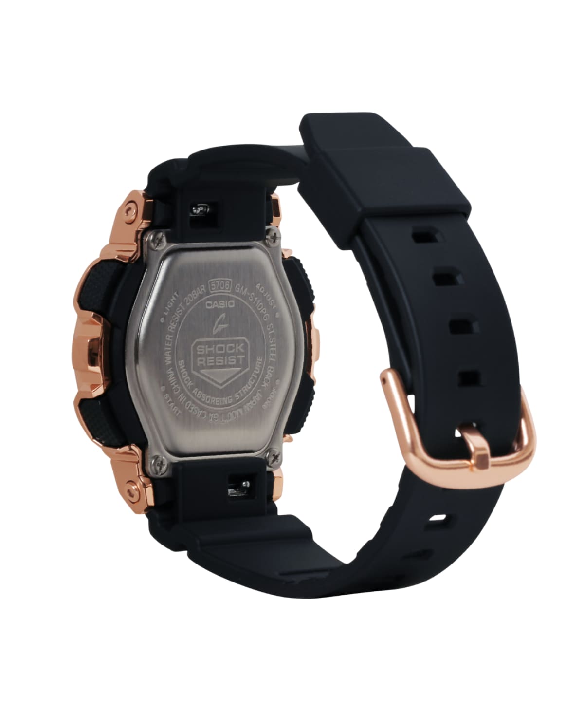 GMS110PG-1A | G-SHOCK ANALOG-DIGITAL Pink gold | CASIO