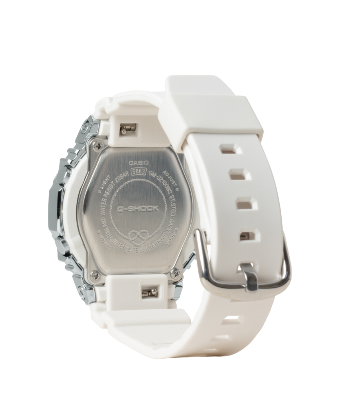 GMS2100WS-7A | G-SHOCK ANALOG-DIGITAL Silver | CASIO