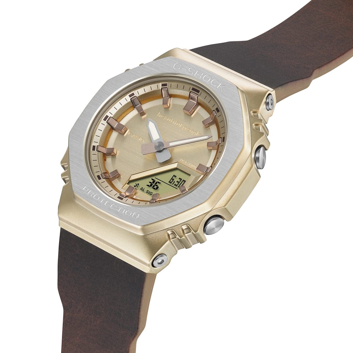 GMS2110BP-5A | G-SHOCK ANALOG-DIGITAL Brown | CASIO