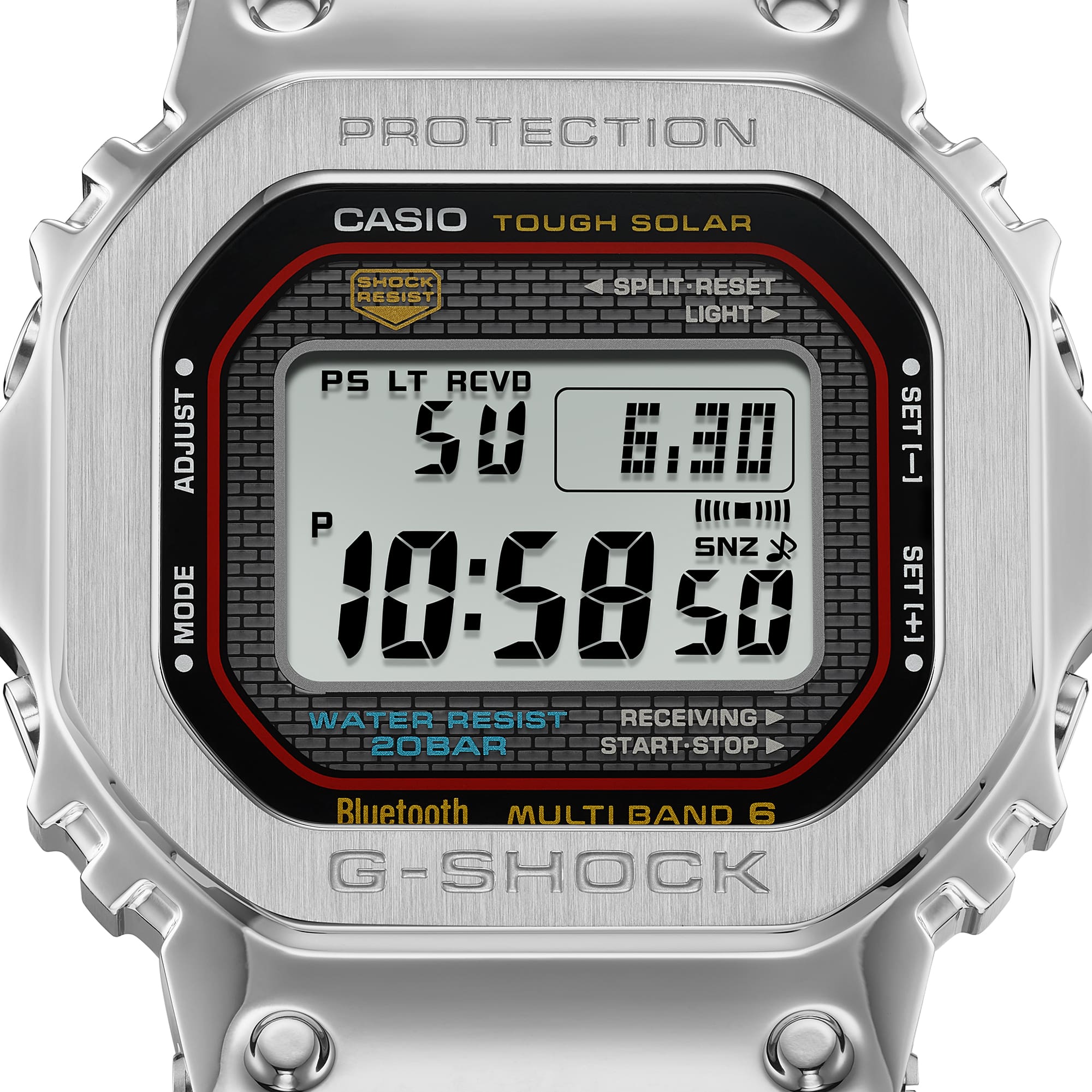 GMWB5000D-1C | G-SHOCK FULL METAL Silver | CASIO