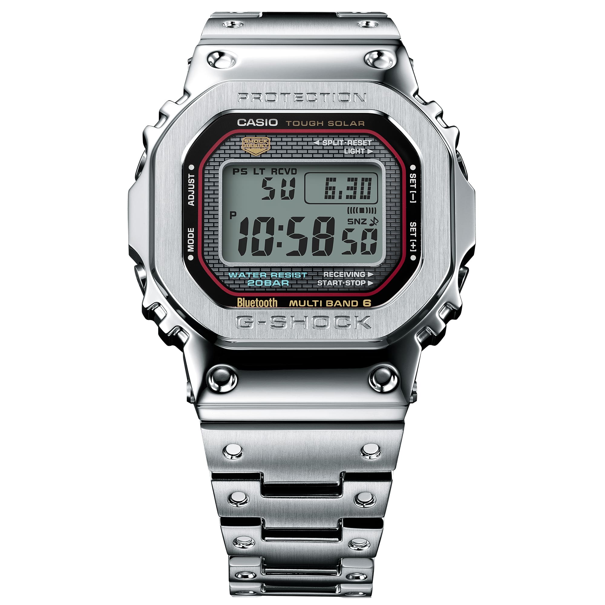 時計 CASIO G-SHOCK GMW-B5000D-ICJF GMWB5000D-1C | G-SHOCK FULL METAL Silver | CASIO