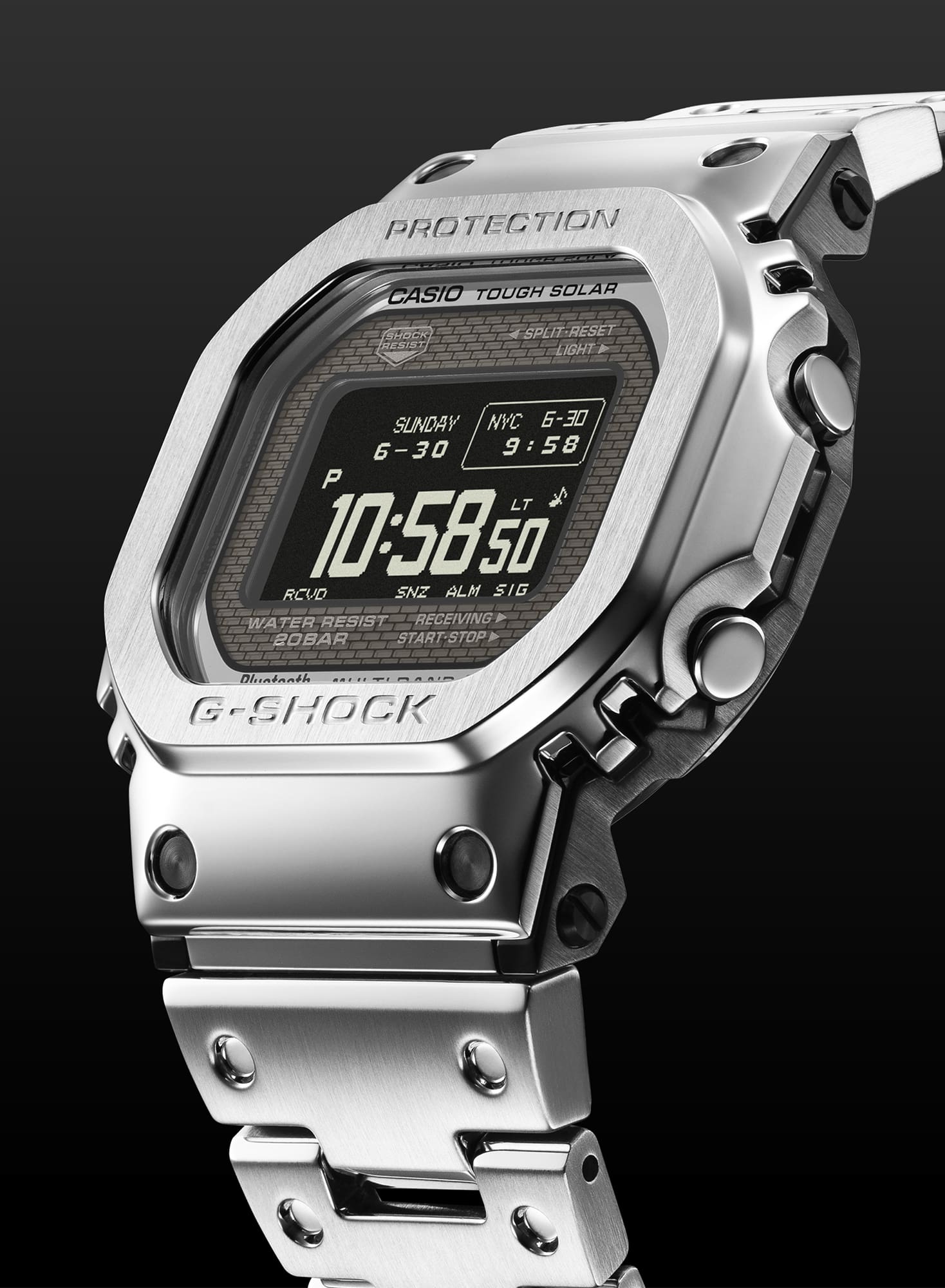 GMWBZ5000D-1 | G-SHOCK FULL METAL Silver | CASIO
