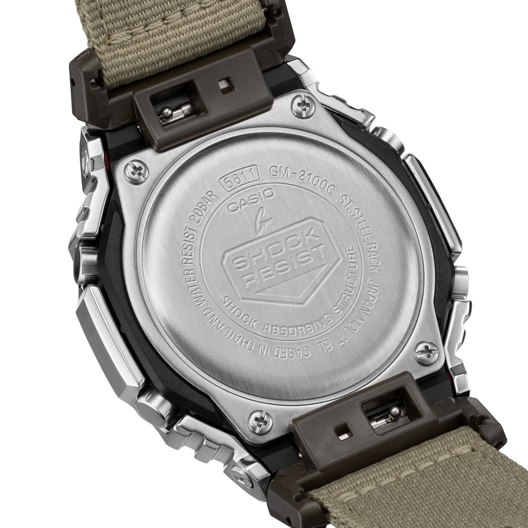 GM2100C-5A | G-SHOCK G-STEEL Silver | CASIO
