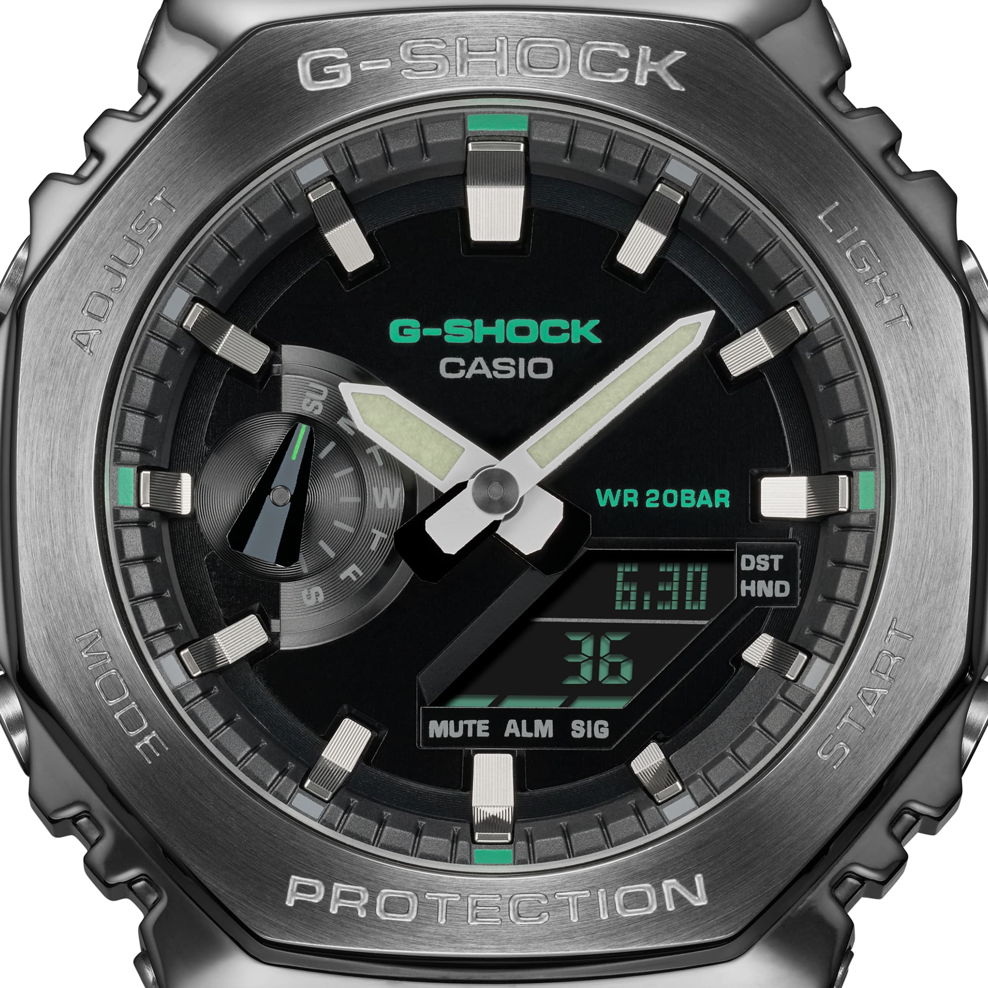 G-SHOCK　GM−2100B−3AJF Casio G-Shock Metal Clad Octagonal Men's Watch GM-2100B-3A