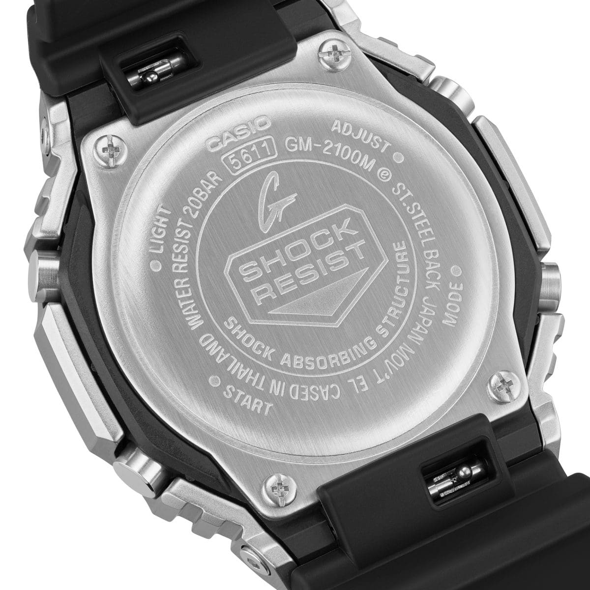 GM2100M-1A | G-SHOCK G-STEEL Silver | CASIO
