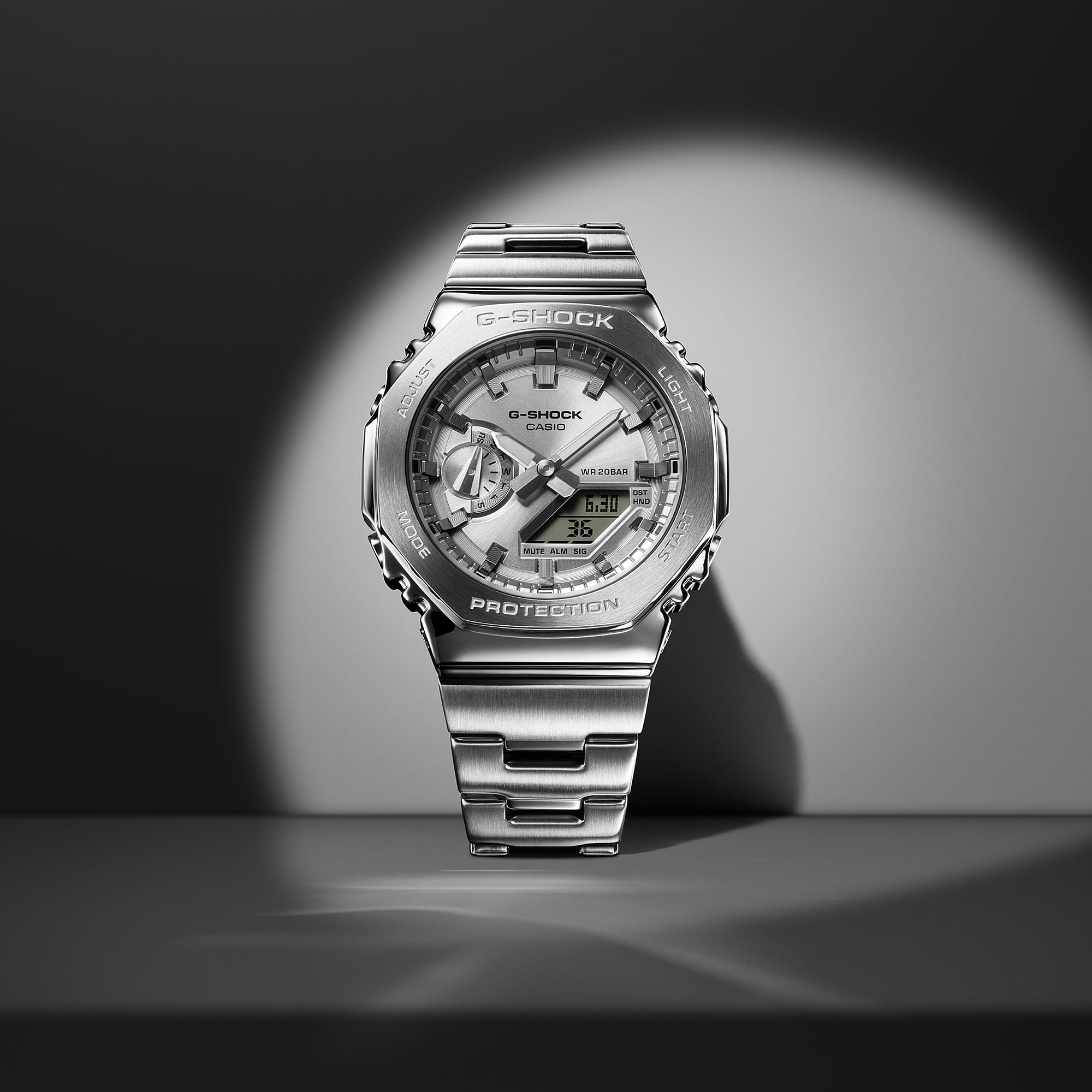 GM2110D-7A | Metal G-SHOCK: Casio Silver Watch | Casio G-SHOCK