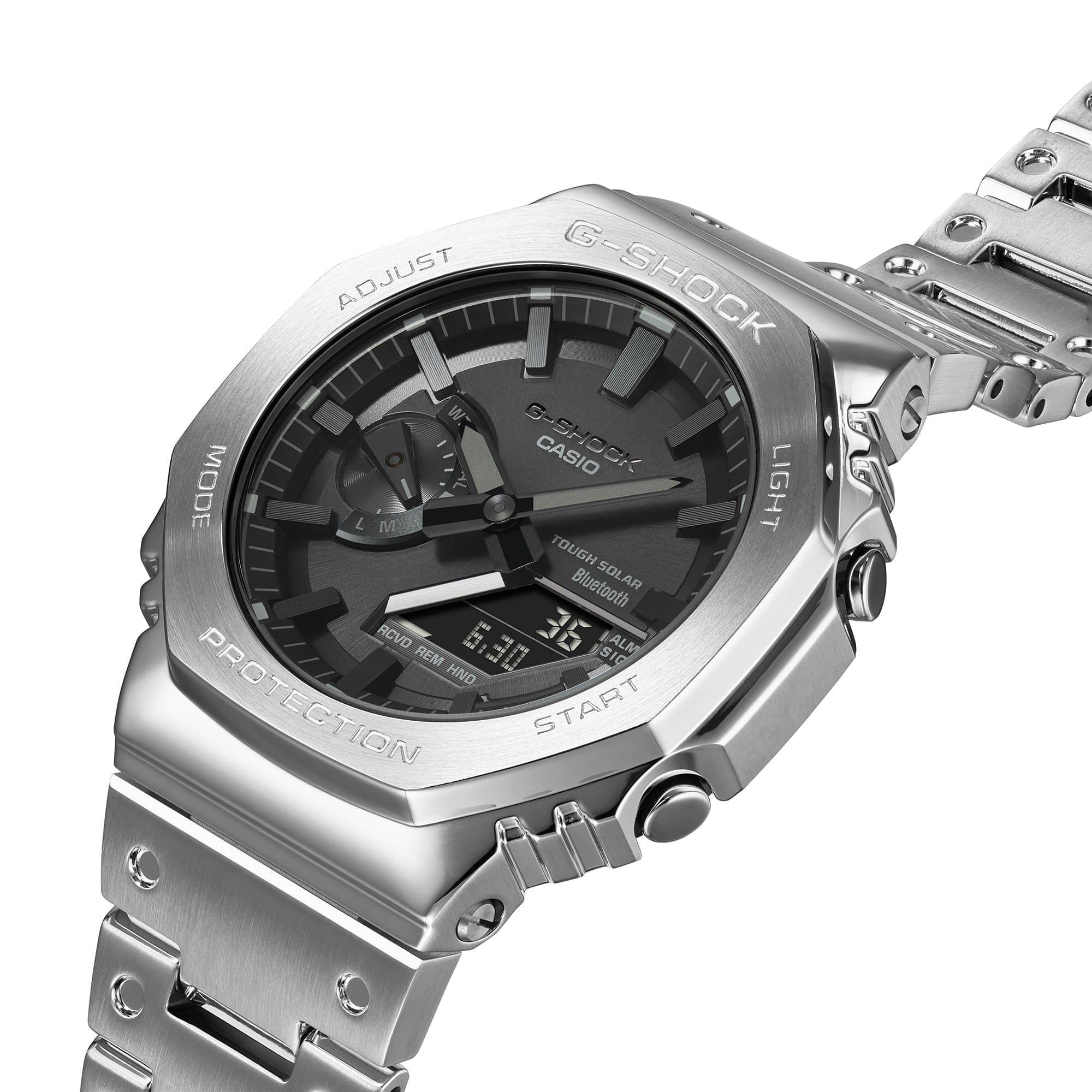 GMB2100D1A Silver Full Metal Watch GSHOCK CASIO