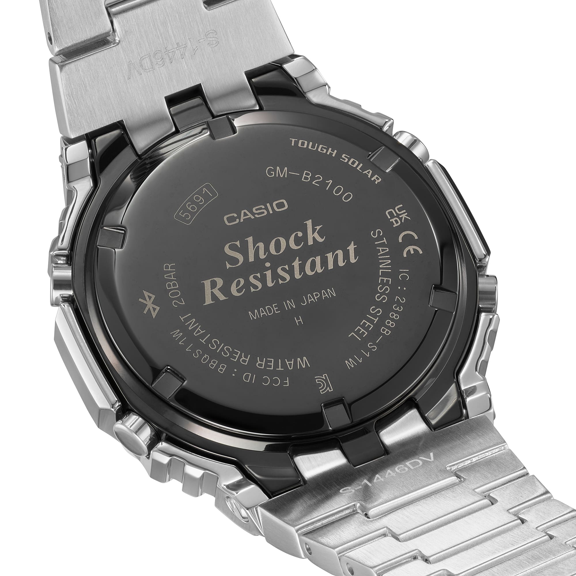 GMB2100D-1A | Silver Full-Metal Watch | Casio G-SHOCK