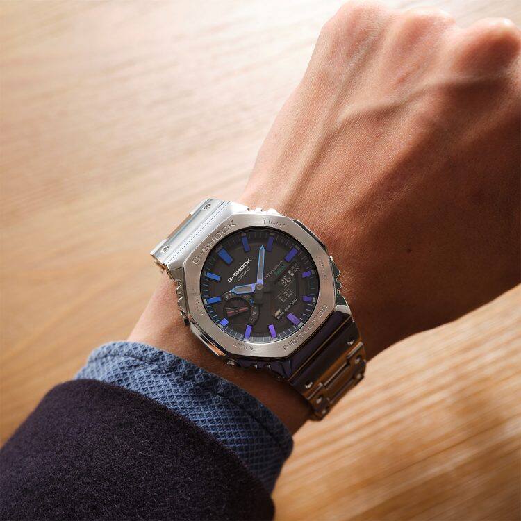 Kasios GMB2100PC-1A | Full-Metal Purple-Blue Watch | Casio G-SHOCK