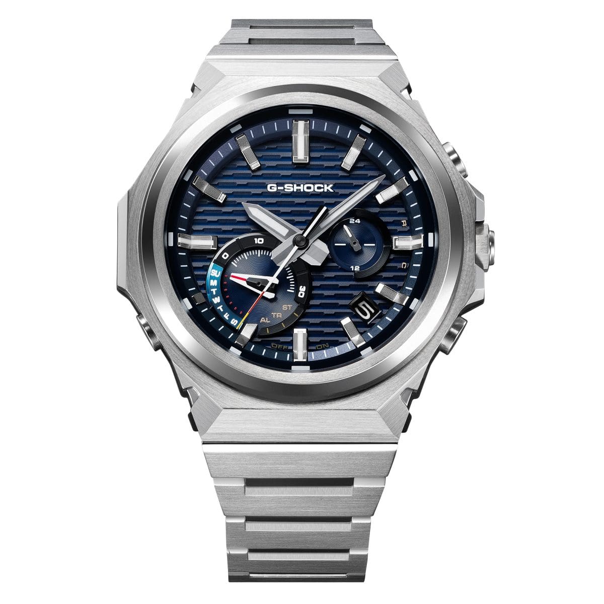時計 CASIO G-SHOCK GST-B1000D-2AJF GSTB1000D-2A | Analog G-SHOCK G-STEEL Blue Dial Watch | CASIO