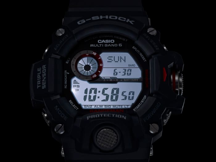 GW9400-1 | Black Triple Sensor Rangeman Men's Watch G-SHOCK | CASIO