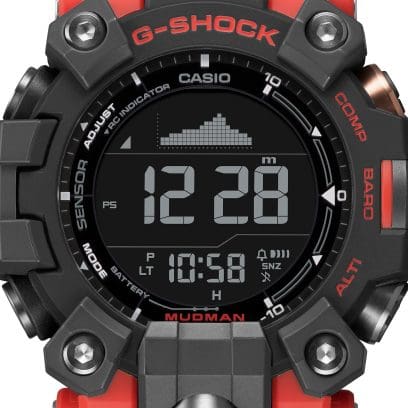 時計 CASIO G-SHOCK MUDMAN GW-9500-1A4DR GW9500-1A4 | GW-9500-1A4 G-SHOCK Black & Orange Master of G Mudman