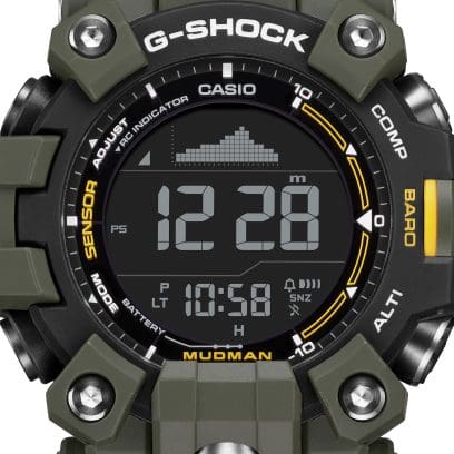 GW9500-3 | G-SHOCK Dark Green + Black Master of G Mudman Watch | CASIO