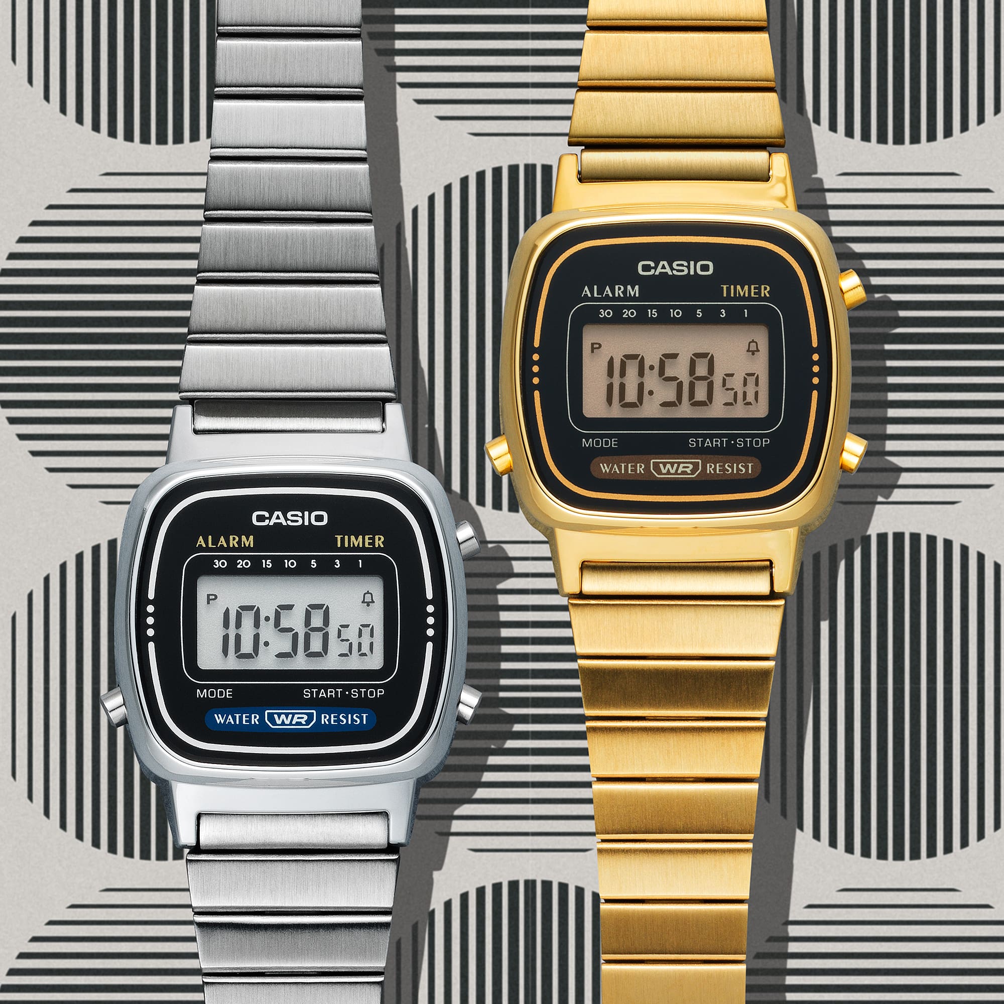 Casio Dress LA670WEA-1EF retro horloge | gratis verzending