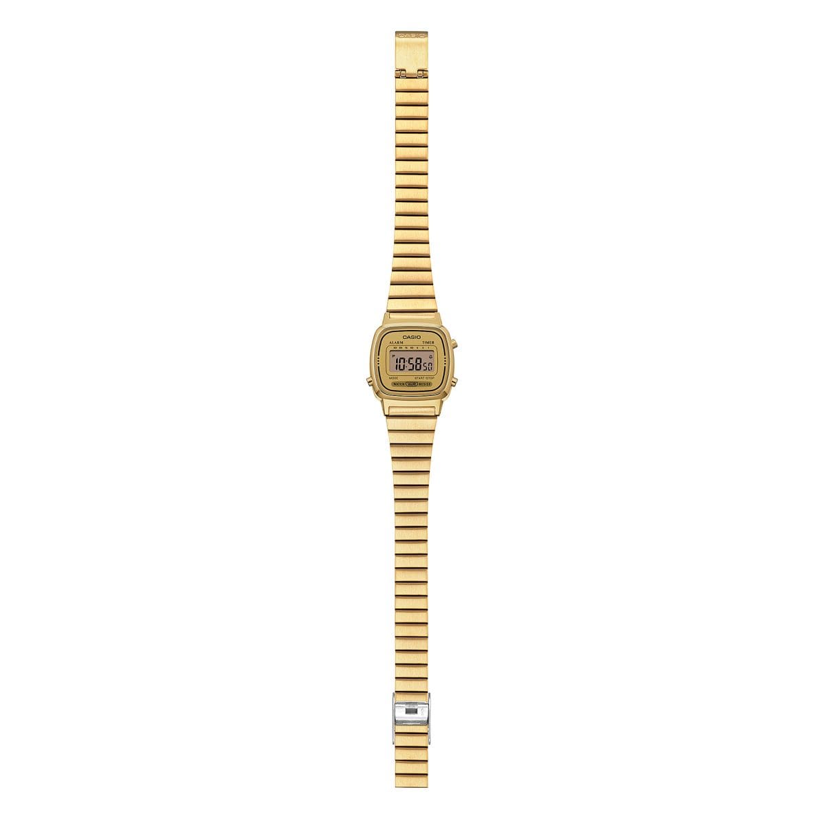 Women\'s LA670WGA-9 Gold Stainless-Steel Quartz Watch with Digital Dial Gold LA670WGA-9 | CASIO VINTAGE Gold | CASIO main image 2